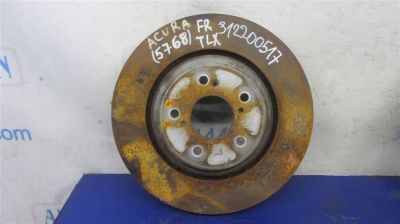 Тормозной диск передний ACURA TLX 14-17 2015 Седан 2.4 45251-TZ3-A00 Б/У