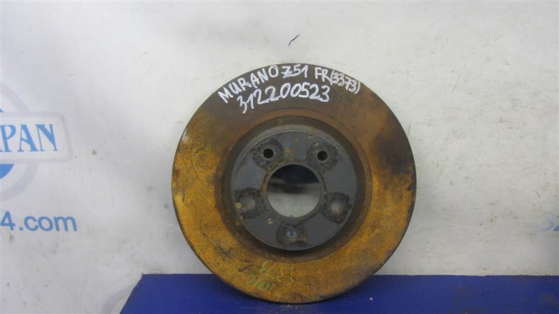 Запчасть тормозной диск передний NISSAN MURANO Z51 07-14 2009 Внедорожник 3.5 40206-1AA0A Б/У Тормозной диск передний NISSAN MURANO Z51 07-14 2009 Внедорожник 3.5 40206-1AA0A Б/У