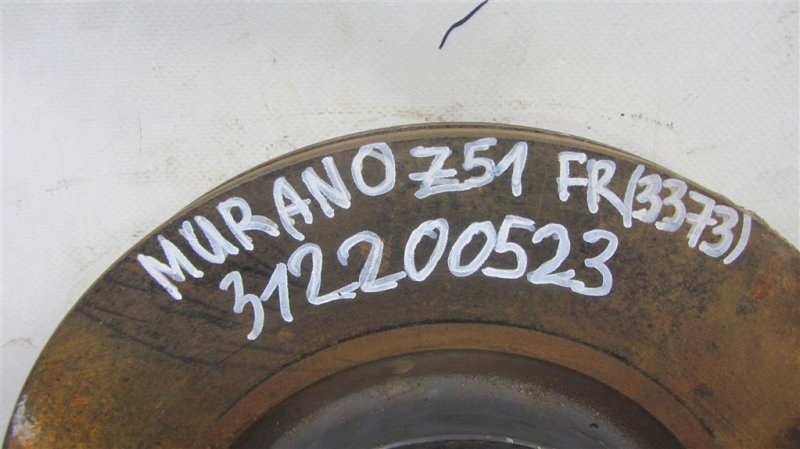 Тормозной диск передний MURANO Z51 07-14 2009 Внедорожник 3.5 Тормозной диск передний MURANO Z51 07-14 2009 Внедорожник 3.5