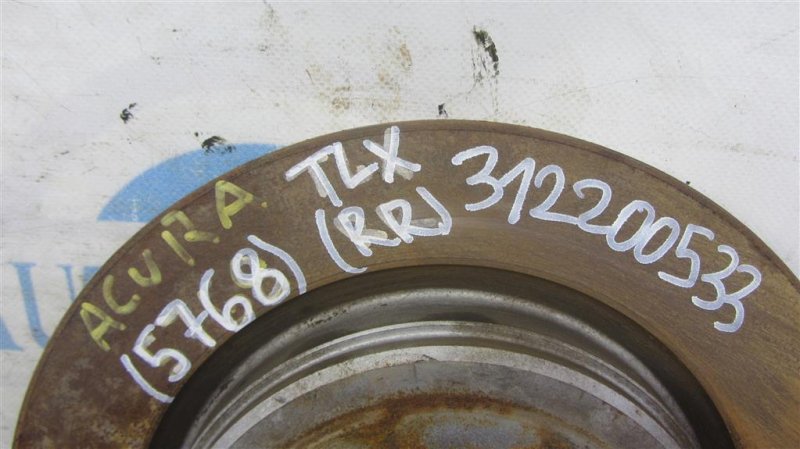 Тормозной диск задний TLX 14-17 2015 Седан 2.4