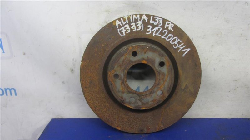 Тормозной диск передний NISSAN ALTIMA L33 12-18 2016 L33 2.5 40206-3TA0B Б/У