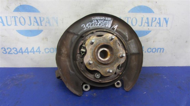 Цапфа задняя правая MURANO Z50 02-07 2005 Внедорожник 3.5 Цапфа задняя правая MURANO Z50 02-07 2005 Внедорожник 3.5