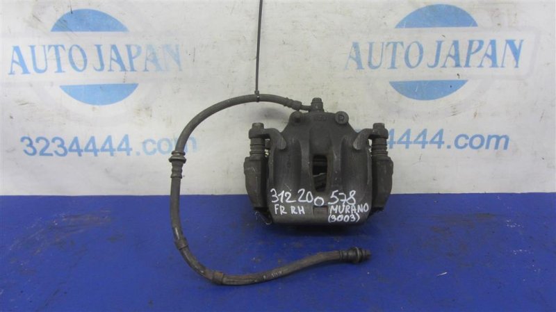 Запчасть суппорт тормозной передний правый NISSAN MURANO Z50 02-07 2005 Внедорожник 3.5 41001-CA005 Б/У Суппорт тормозной передний правый NISSAN MURANO Z50 02-07 2005 Внедорожник 3.5 41001-CA005 Б/У