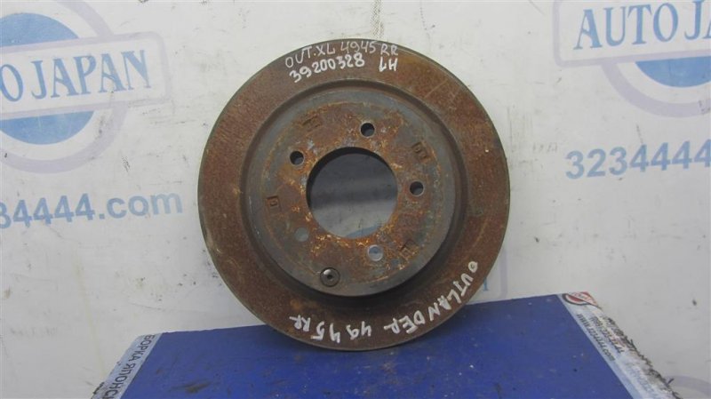 Тормозной диск задний MITSUBISHI OUTLANDER XL 05-13 2009 Внедорожник 2.4 4615A121 Б/У