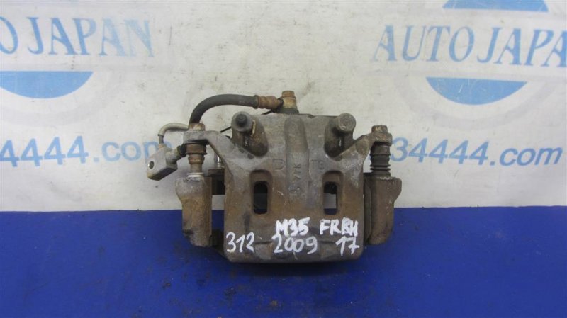 Суппорт тормозной передний правый INFINITI M35/M45 04-10 41001-EG000 Б/У