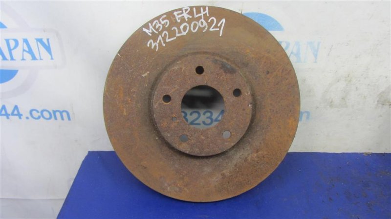 Тормозной диск передний INFINITI M35/M45 04-10 2006 Седан 3.5 VQ35DE 40206-EG000 Б/У