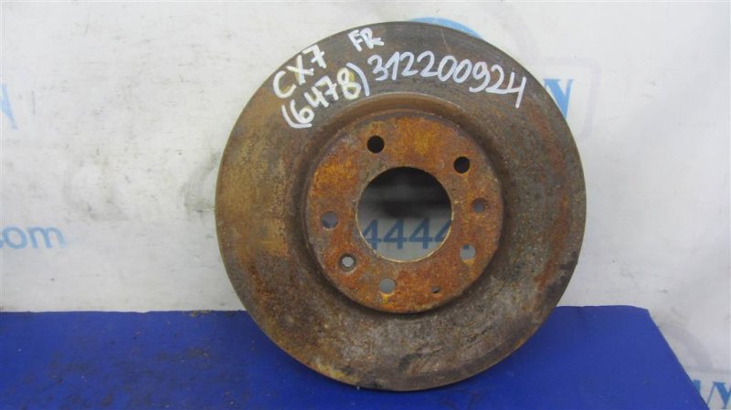 Запчасть тормозной диск передний MAZDA CX-7 06-12 2009 Внедорожник 2.3 L206-33-25XA Б/У Тормозной диск передний MAZDA CX-7 06-12 2009 Внедорожник 2.3 L206-33-25XA Б/У