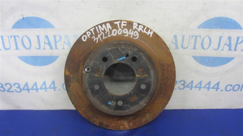 Тормозной диск задний KIA OPTIMA TF 11-16 58411-3S100 Б/У