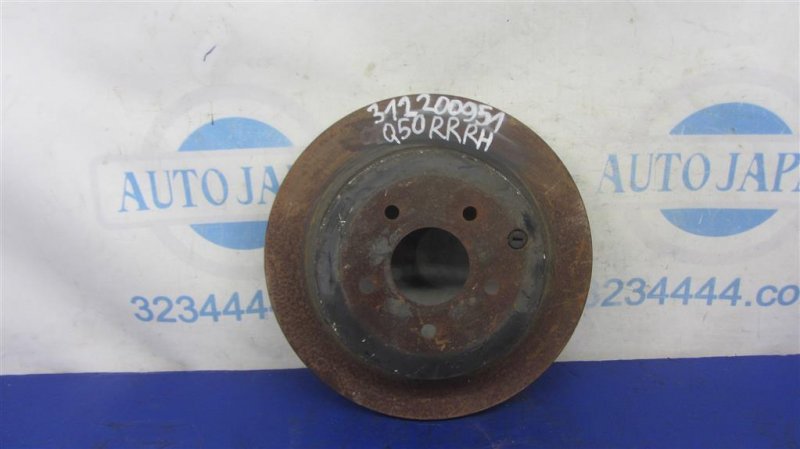 Тормозной диск задний INFINITI Q50 15-20 43206-1CA0A Б/У