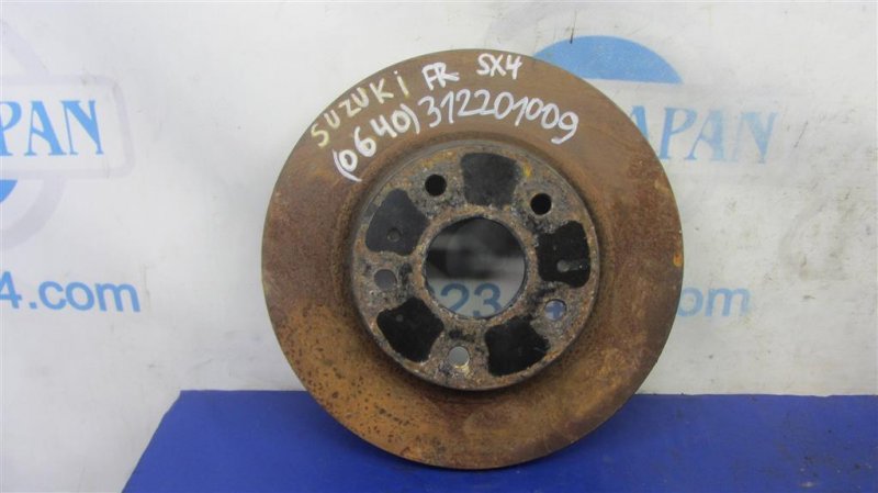 Запчасть тормозной диск передний SUZUKI SX4 06-13 2009 Хетчбек 2.0 55311-80J03 Б/У Тормозной диск передний SUZUKI SX4 06-13 2009 Хетчбек 2.0 55311-80J03 Б/У