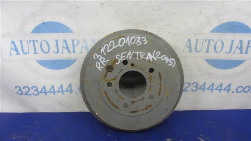 Тормозной барабан NISSAN SENTRA B17 12-21 2012 Седан 1.8 43206-3SG0B Б/У