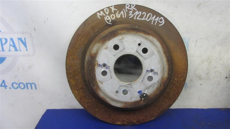 Запчасть тормозной диск задний ACURA MDX (YD2) 06-13 2012 YD2 3.7 42510-SZA-A00 Б/У Тормозной диск задний ACURA MDX (YD2) 06-13 2012 YD2 3.7 42510-SZA-A00 Б/У