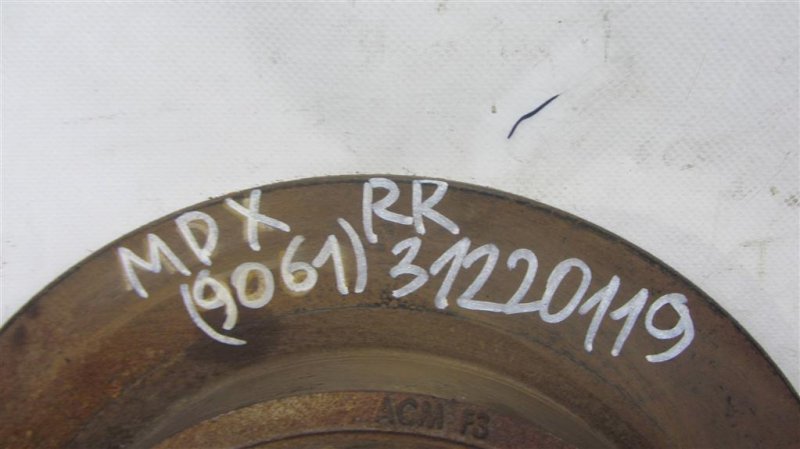 Тормозной диск задний MDX (YD2) 06-13 2012 YD2 3.7 Тормозной диск задний MDX (YD2) 06-13 2012 YD2 3.7