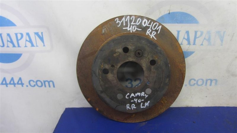 Тормозной диск задний TOYOTA CAMRY 40 06-11 42431-33130 Б/У