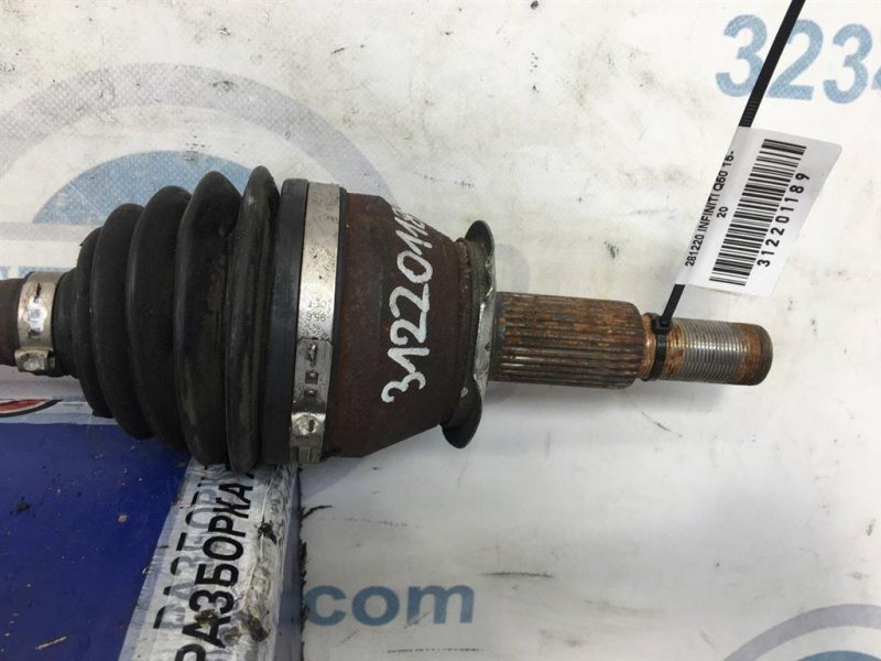 Привод задний задний правый INFINITI Q50 15-20 Седан 3.0 VR30DDTT