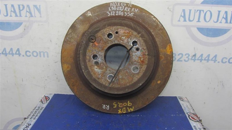 Запчасть тормозной диск задний ACURA MDX (YD2) 06-13 2008 YD2 3.7 42510-SZA-A10 Б/У Тормозной диск задний ACURA MDX (YD2) 06-13 2008 YD2 3.7 42510-SZA-A10 Б/У