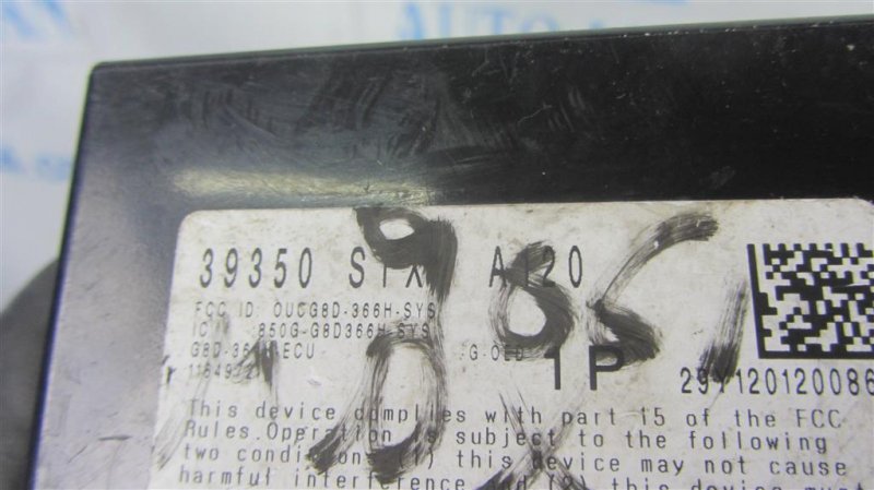 Блок управления дав.в шинах MDX (YD2) 06-13 2012 YD2 3.7