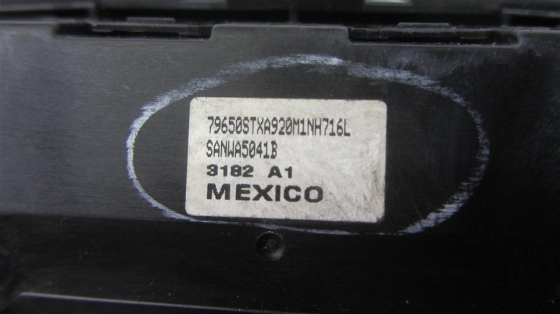 Блок управления печкой задний MDX (YD2) 06-13 2012 YD2 3.7