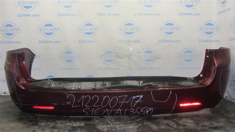 Бампер задний TOYOTA SIENNA 11-16 2012 GSL30 3.5 2GR-FE 52159-08902 Б/У