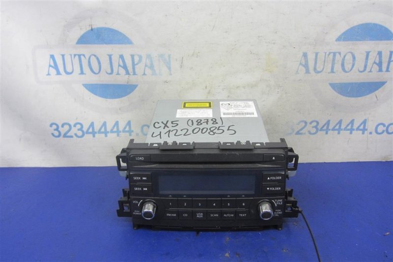 Запчасть магнитола MAZDA CX-5 (KE) 11-17 2013 Внедорожник 2.0 KD33-66-9R0 Б/У Магнитола MAZDA CX-5 (KE) 11-17 2013 Внедорожник 2.0 KD33-66-9R0 Б/У