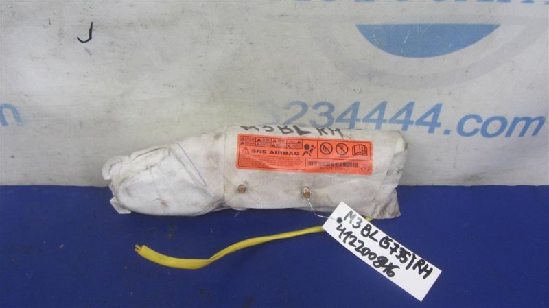Запчасть подушка безопасности в сиденье передняя правая MAZDA 3 BL 09-13 2013 Седан 2.0 BFD1-57-KA0A Б/У Подушка безопасности в сиденье передняя правая MAZDA 3 BL 09-13 2013 Седан 2.0 BFD1-57-KA0A Б/У