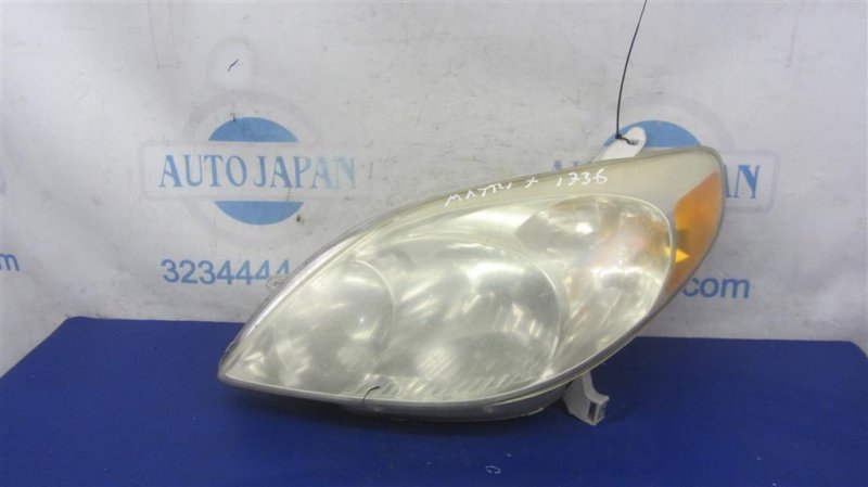 Фара передняя левая TOYOTA MATRIX 02-08 2002 ZZE132 1.8L 1ZZ-FE 81150-02220 Б/У