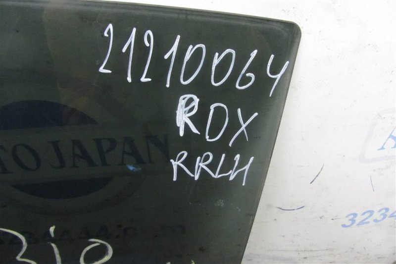 Стекло двери заднее левое RDX 12-19 2012 Внедорожник 3.5