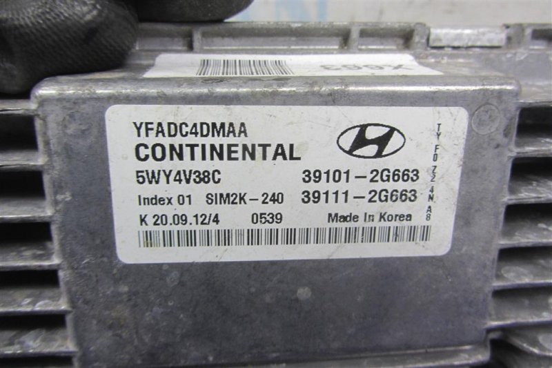 Блок управления двигателем SONATA YF 10-14 2013 Седан 2.4