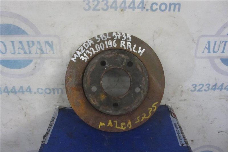 Тормозной диск задний MAZDA 3 BL 09-13 2013 Седан 2.0 C24Y-26-251D Б/У