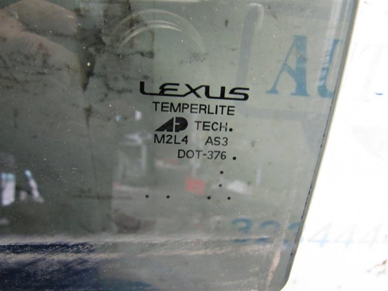 Стекло двери заднее левое LEXUS RX300/330/350/400 03-09 Внедорожник 3.5
