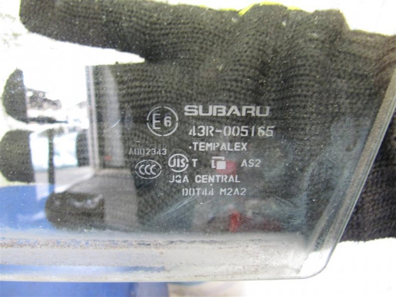 Стекло двери заднее левое SUBARU FORESTER 12-19 Внедорожник 2.5