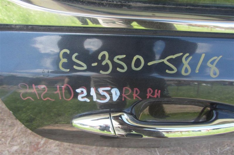 Дверь задняя правая ES350 06-12 2007 Седан 3.5