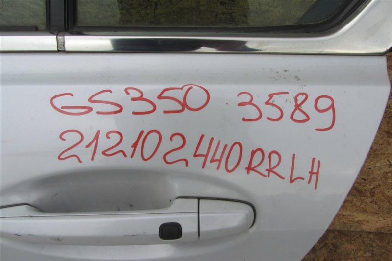 Дверь задняя левая GS350 GS300 05-11 2007 Седан 3.5