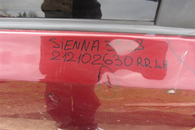 Дверь боковая сдвижная задняя левая SIENNA 11-16 2012 GSL30 3.5 2GR-FE