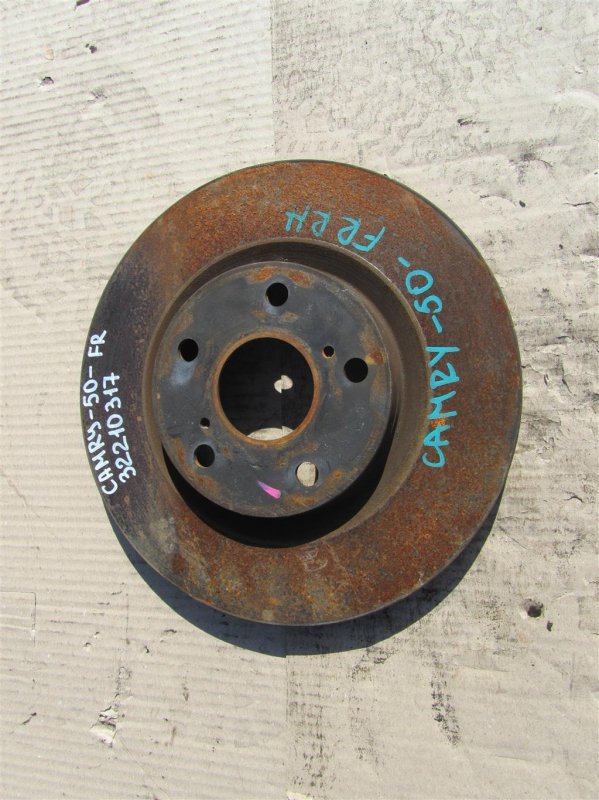 Запчасть тормозной диск передний TOYOTA CAMRY 50 12-15 43512-06150 Б/У Тормозной диск передний TOYOTA CAMRY 50 12-15 43512-06150 Б/У