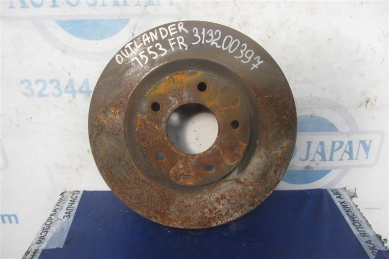 Тормозной диск передний MITSUBISHI ASX / OUTLANDER SPORT 10-21 2018 Внедорожник 2.0 4615a178 Б/У