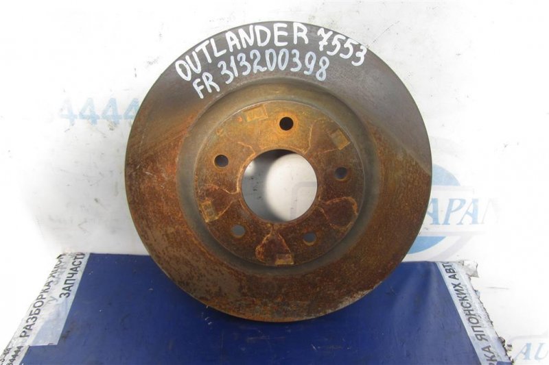 Тормозной диск передний MITSUBISHI ASX / OUTLANDER SPORT 10-21 2018 Внедорожник 2.0 4615a178 Б/У