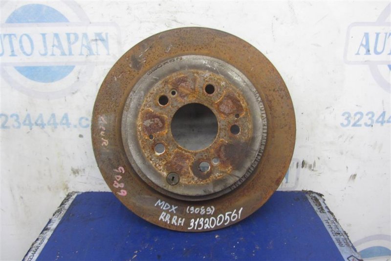 Запчасть тормозной диск задний ACURA MDX (YD2) 06-13 2009 YD2 3.7 42510-SZA-A10 Б/У Тормозной диск задний ACURA MDX (YD2) 06-13 2009 YD2 3.7 42510-SZA-A10 Б/У