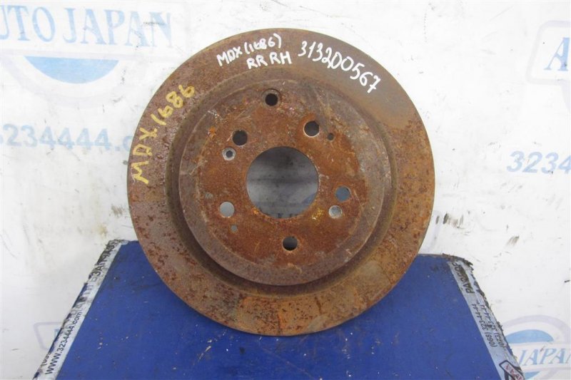 Запчасть тормозной диск задний ACURA MDX (YD2) 06-13 2007 YD2 3.7 42510-SZA-A10 Б/У Тормозной диск задний ACURA MDX (YD2) 06-13 2007 YD2 3.7 42510-SZA-A10 Б/У