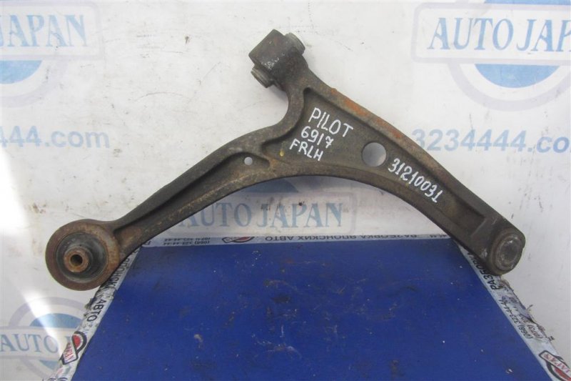 Рычаг передней подвески нижний передний левый HONDA PILOT 02-08 2005 Внедорожник 3.5 51360-S3V-A03 Б/У