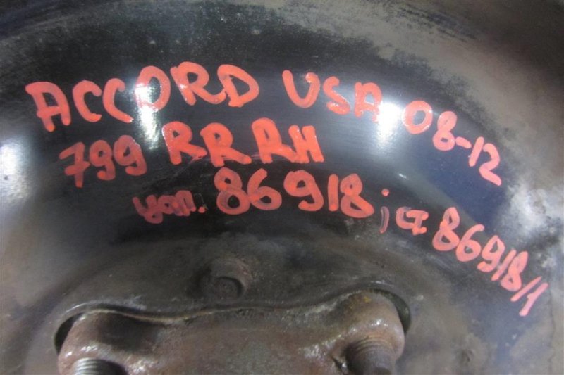 Цапфа задняя правая HONDA ACCORD USA 07-12 Седан 2.4