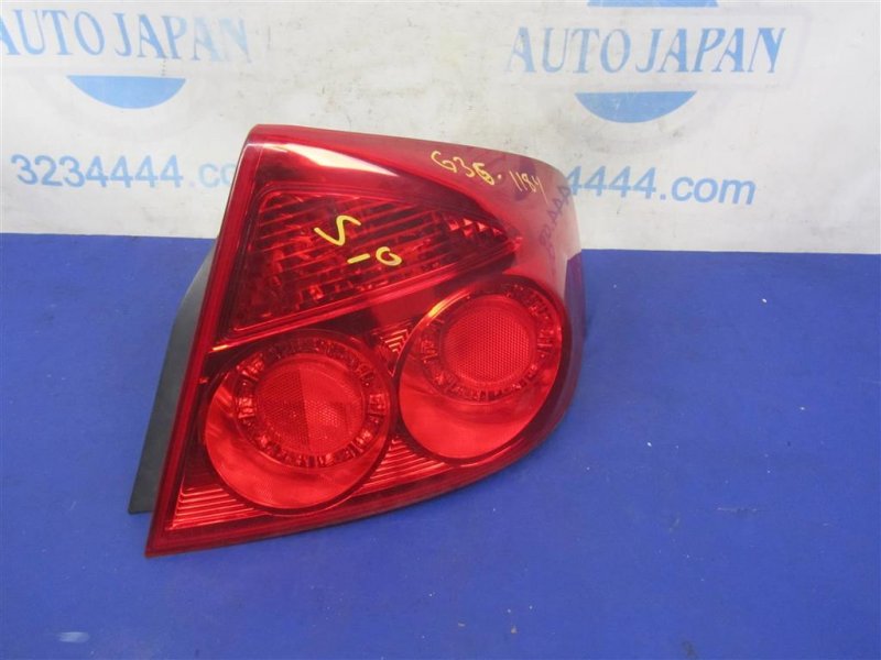 Запчасть фонарь наружный задний правый INFINITI G35 03-07 2006 Седан 3.5 26550-AC725 Б/У Фонарь наружный задний правый INFINITI G35 03-07 2006 Седан 3.5 26550-AC725 Б/У