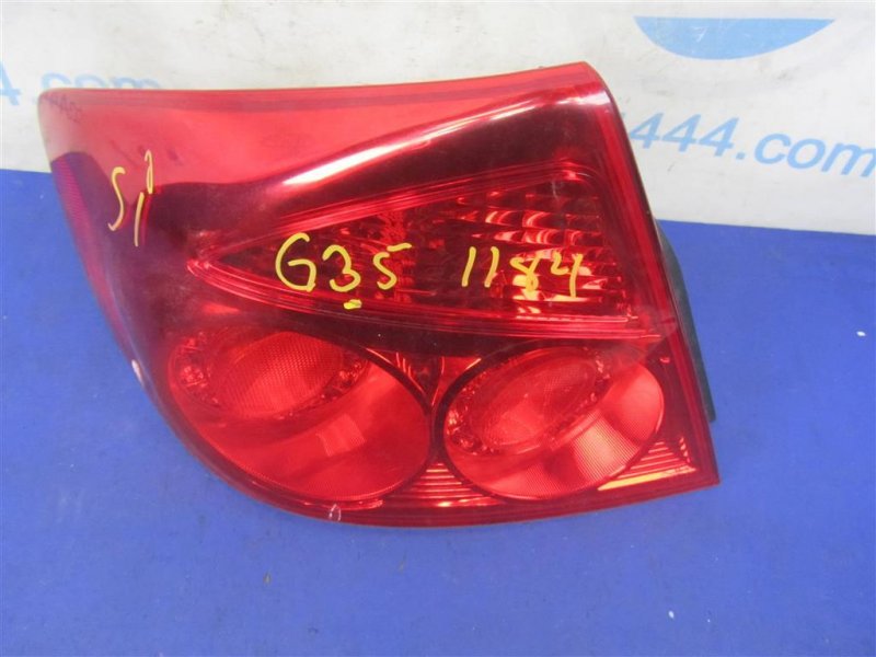 Фонарь наружный задний левый G35 03-07 2006 Седан 3.5