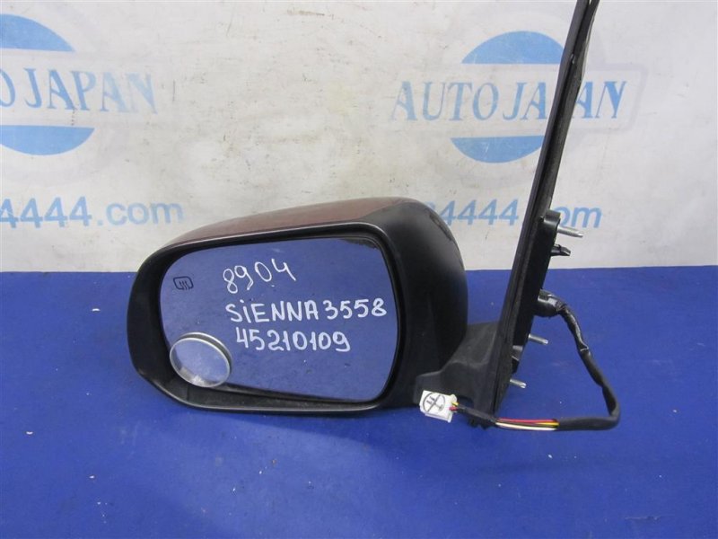 Запчасть зеркало левое TOYOTA SIENNA 11-16 2012 GSL30 3.5 2GR-FE 87940-08093-D0 Б/У Зеркало левое TOYOTA SIENNA 11-16 2012 GSL30 3.5 2GR-FE 87940-08093-D0 Б/У