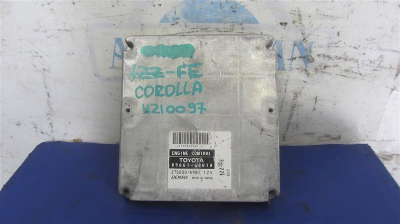 Блок управления двигателем TOYOTA COROLLA 120 00-07 8966168010 Б/У