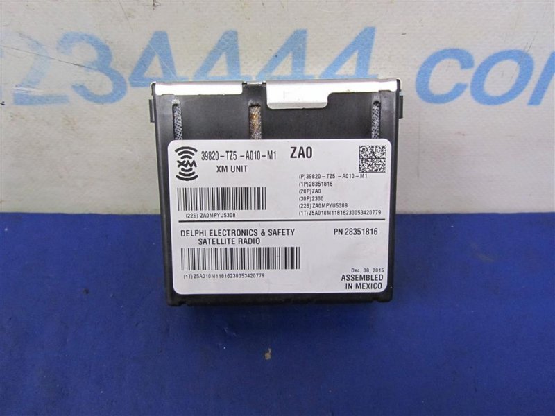 Запчасть блок электронный ACURA TLX 14-17 2016 Седан 3.5 39820-TZ5-A01 Б/У Блок электронный ACURA TLX 14-17 2016 Седан 3.5 39820-TZ5-A01 Б/У