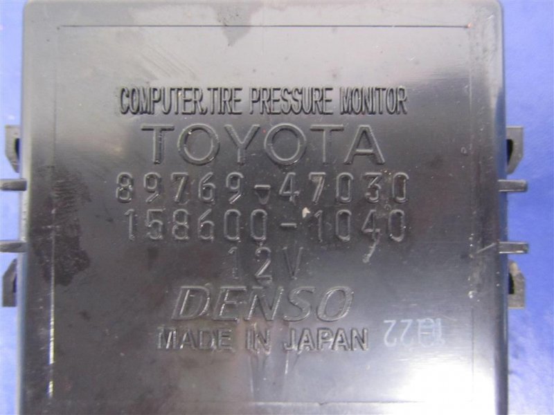 Блок управления дав.в шинах TOYOTA PRIUS - 30 09-17 ZVW30 1.8 2ZRFXE Блок управления дав.в шинах TOYOTA PRIUS - 30 09-17 ZVW30 1.8 2ZRFXE