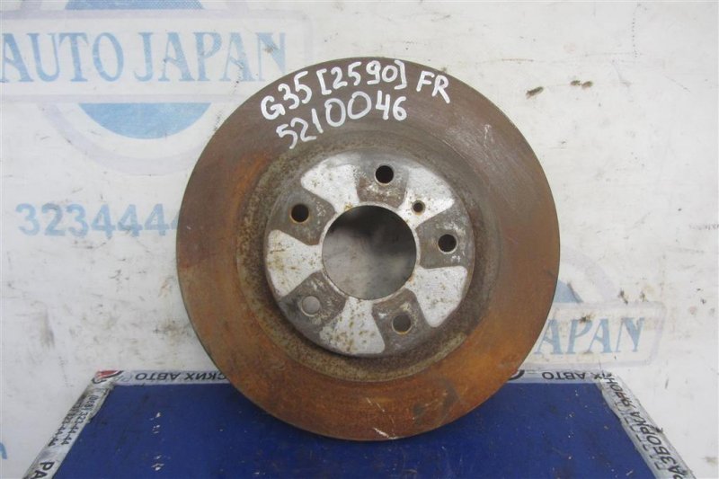 Тормозной диск передний INFINITI G35 03-07 40206-AM800 Б/У