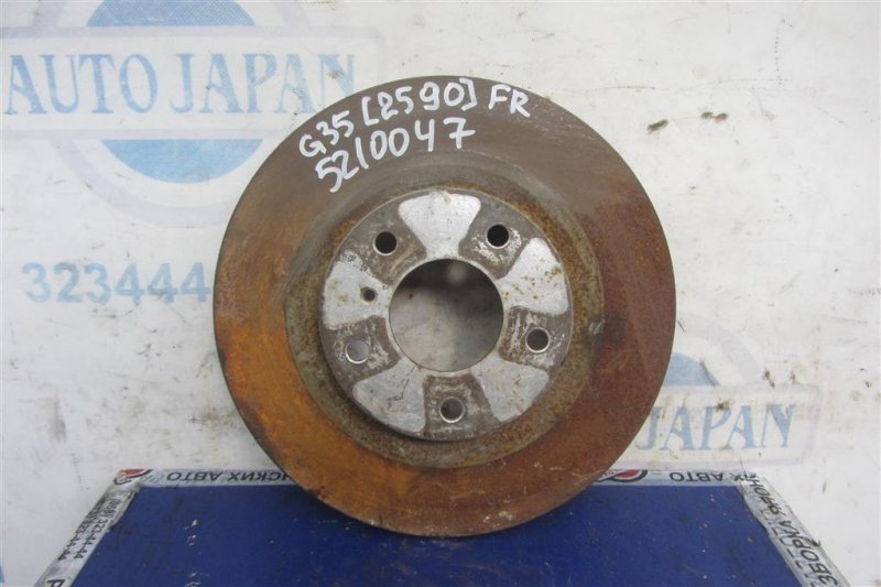 Тормозной диск передний INFINITI G35 03-07 40206-EG000 Б/У