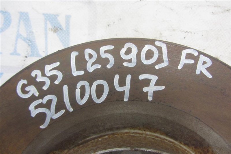 Тормозной диск передний G35 03-07